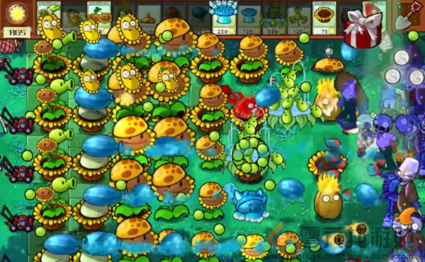 植物大战僵尸杂交版冒险第36关通关详细教程(图5) 植物大战僵尸杂交版冒险第36关通关详细教程(图5)