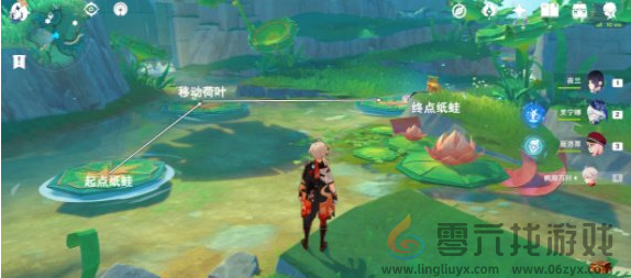 原神赐福森林纸蛙跳远解谜攻略(图7) 原神赐福森林纸蛙跳远解谜攻略(图7)