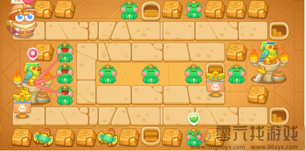 保卫萝卜4法老归来第72关通关攻略(图3)