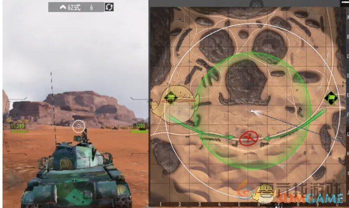 坦克连坦克四周不同圆圈距离解析(图3) 坦克连坦克四周不同圆圈距离解析(图3)