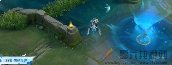 王者荣耀戈娅玫蓝誓约皮肤技能特效展示(图4) 王者荣耀戈娅玫蓝誓约皮肤技能特效展示(图4)